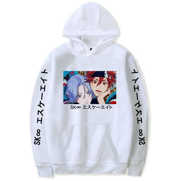 

men's hoodies & sweatshirts sk8 the infinity anime printed langa for men/women harajuku pullover kawaii manga clothes casual top, Black