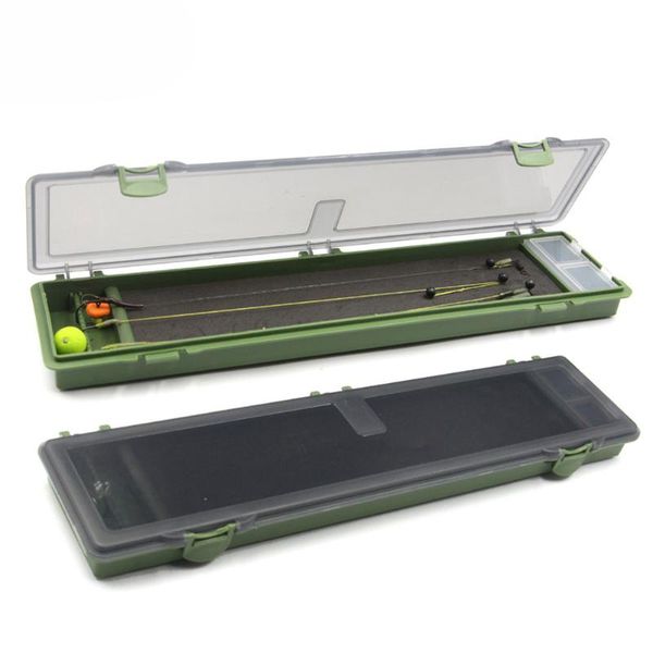 

fishing accessories carp rig box tackle dustproof portable detachable stiff with 15 pins parts