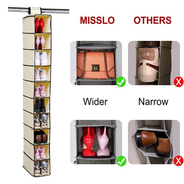 

layer storage bag shoes hanging cloth wardrobe sundries organizer holder room boxes & bins
