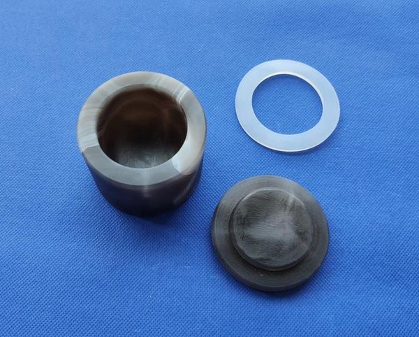 

men's socks 50ml to 2000ml lab use agate ball mill jar grinding, Black