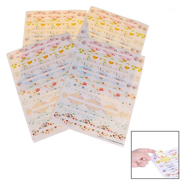 

storage bottles & jars 1/2/4sheets empty papers sticker for essential oil bottle oval-shaped round stickers perfume lid labels organizer