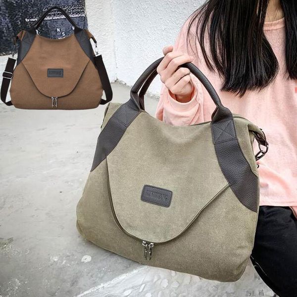 

evening bags 2021 casual fashion one-shoulder messenger bag ladies retro canvas european and american style handbag