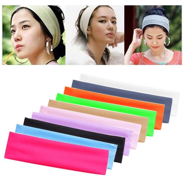 

womens mens sport sweat sweatband headband yoga hair band stretch headbands for women cinta pelo deportiva w# bands