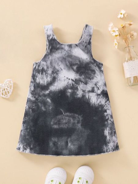 

baby tie dye tank dress she, Red;yellow