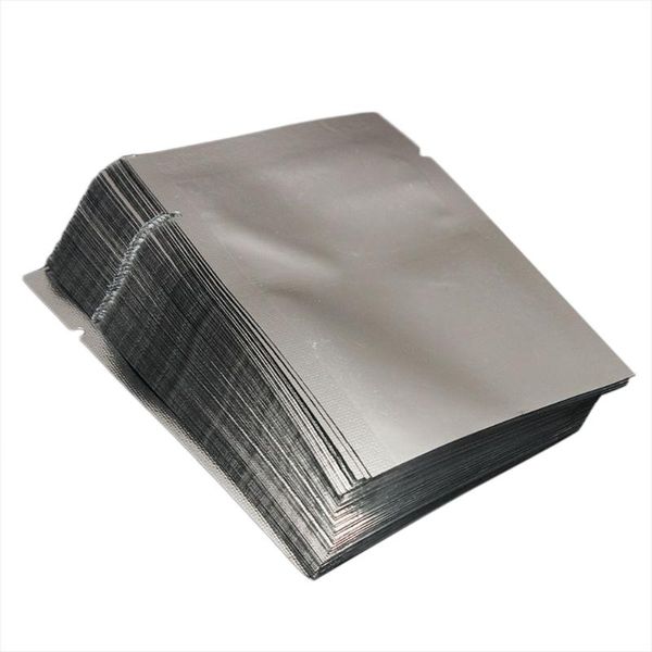 

100pcs heat seal storage bags aluminium foil vacuum pouches grade for nuts nin668