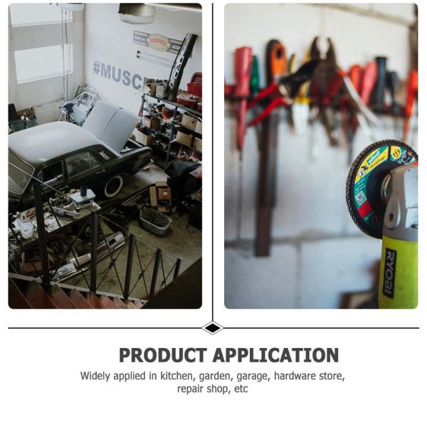 

hooks & rails 4pcs pegboard rings iron bin home store hanger