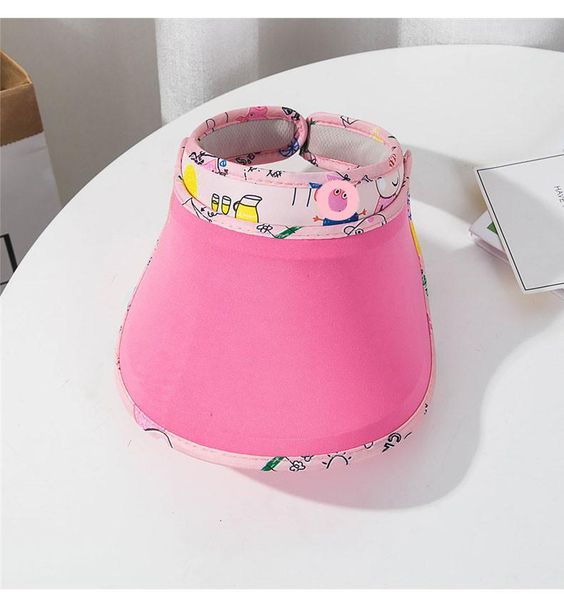 

wide brim hats fashion children's hat spring and summer empty elementary school sun girl baby outing beach, Blue;gray