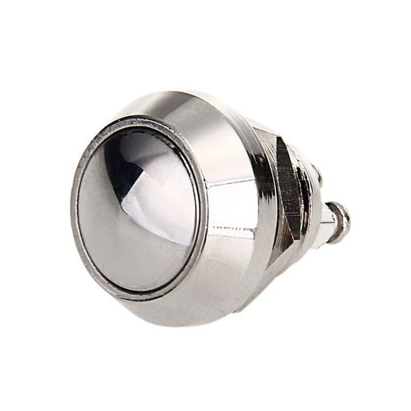 

watering equipments 3a push button reset switch 12 mm nickel plated copper bell silver