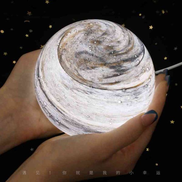 

creative planet night light gift girl gives boy friend 520