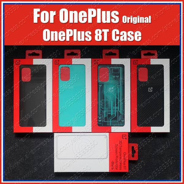 

original oneplus 8t case real sandstone quantum bumper cyborg cyan carbon cell phone anti-dust gadgets