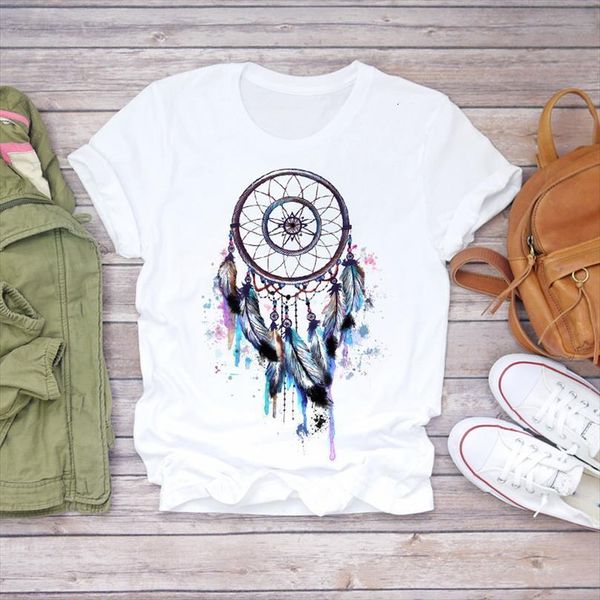 

and women feather watercolor men t shirt fashion aesthetic womens kawaii 90s print lady graphic ladies female tee, White;black