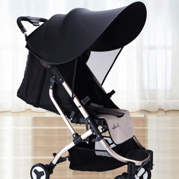 

baby stroller awning universal fully enclosed cover sunscreen umbrella elastic waterproof detachable kids infant car accessories parts &