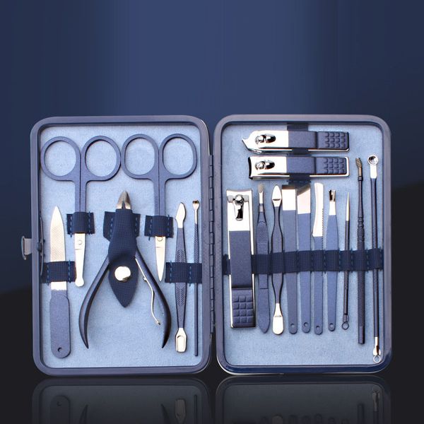 

nail clippers manicure kit set stainless steel nails tools cuticle grooming trimmer case makeup accessories mini manicures kits wholesale 00
