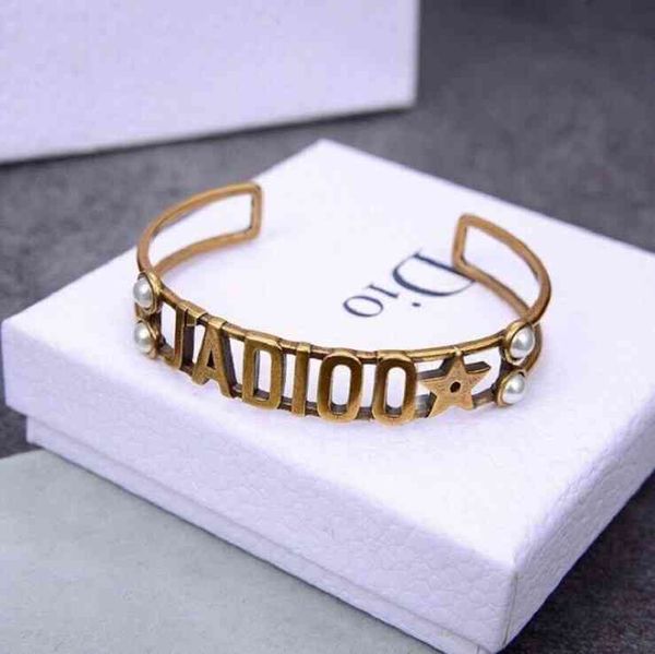 

factory specials aa 2021 new opening letter bracelet, Black
