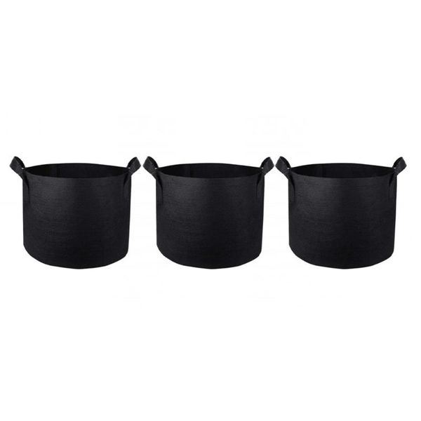 

pcs planting bags non-woven seedling growing pouch with handles planters & pots