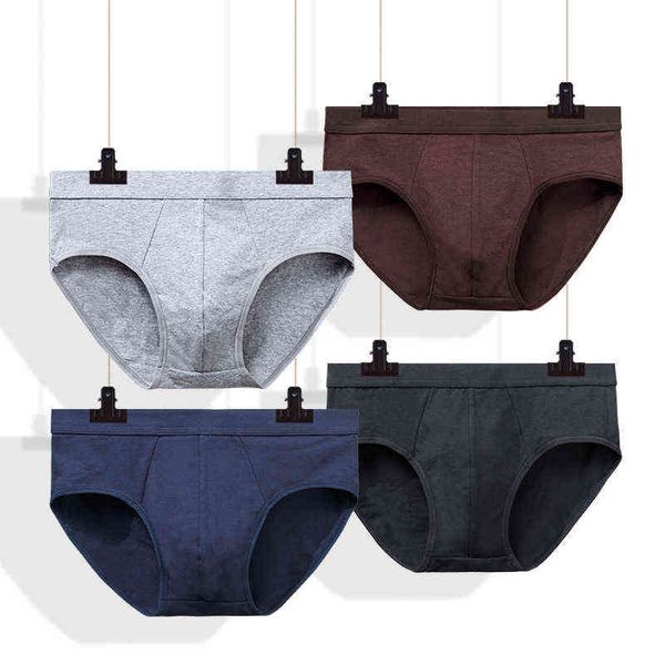 Sexy Homens Underwear Homens Briefs Algodão Underpants Jockstrap Gay Mens Cuecas Cuecas Homens Brief Bikini Sob Wear Homem Srting Man H1214