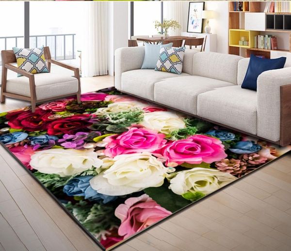 

wallpapers modern wallpaper for living room 3d floor painting rose flower bedroom