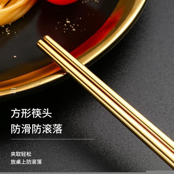 

chopsticks cute 304 stainless steel household set
