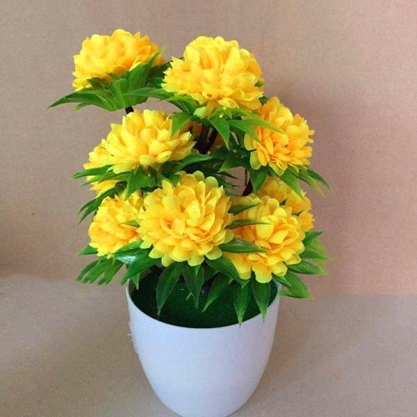 

decorative flowers & wreaths fake silk bonsai artificial potted plant home wedding party floral indoor decor
