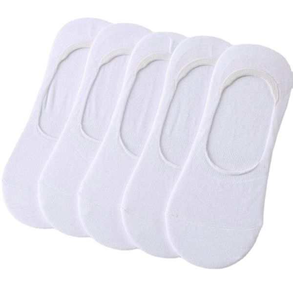 

men's socks korean fashion invisible men shallow mouth low cycling student white odor proof cotton, Black