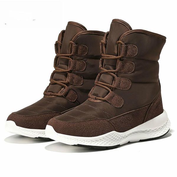 

boots women winter plush snow boot waterproof quality women's light shoes, Black