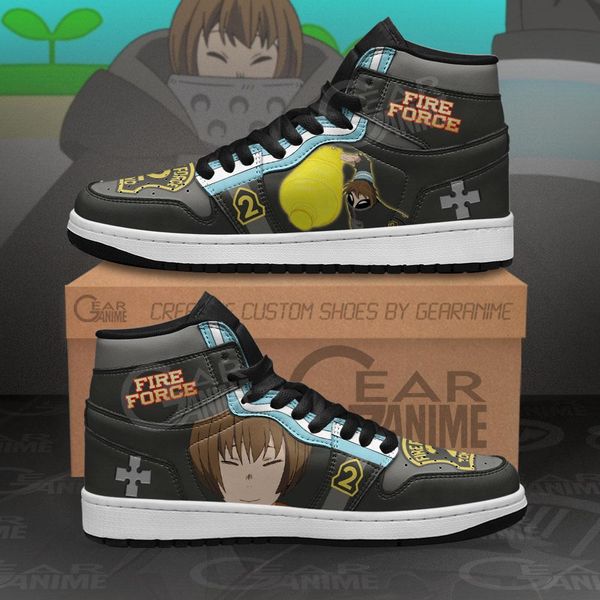 

fire force juggernaut sneakers custom anime shoes