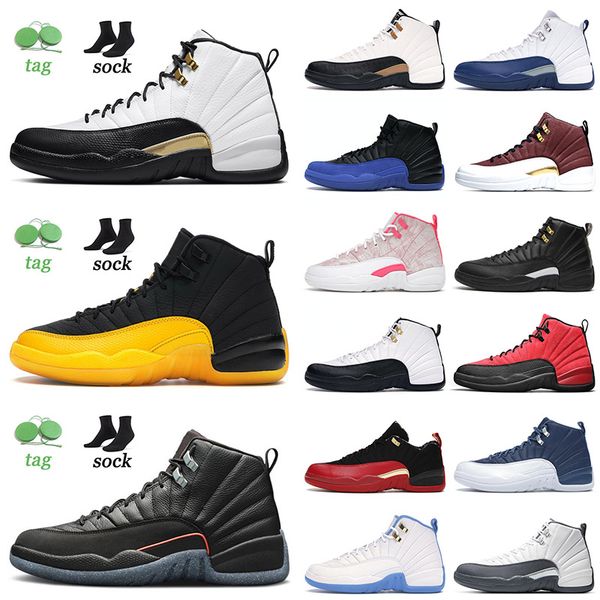 

2022 basketball shoes 12 12s xii royalty grind flu game ice cream jumpman fiba the master bulls trainers sneakers 36-47