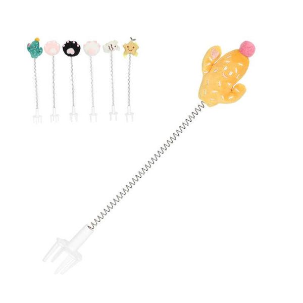 

cat toys elastic spring toy metal wire funny stick pet interactive teaser