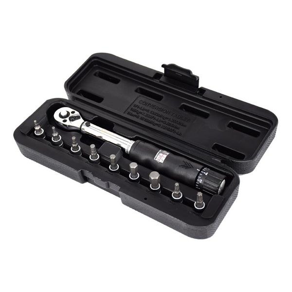 

1/4" dr 2-24nm bike torque wrench set bicycle repair tools kit ratchet mechanical spanner manual wrenches hand