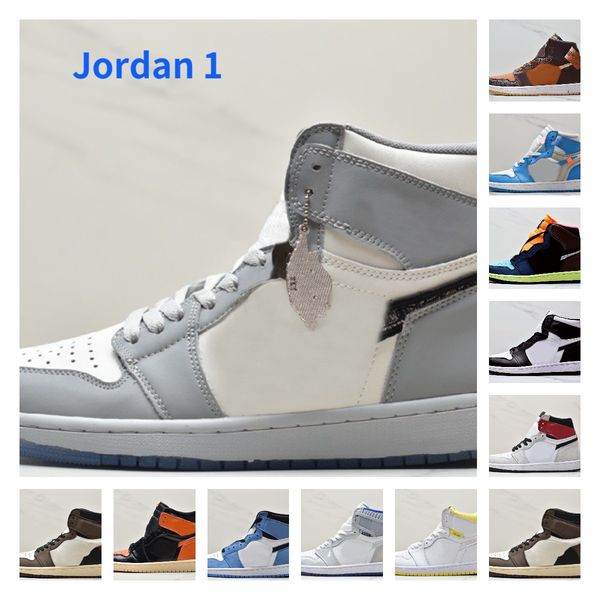 

jumpman university blue 1 1s basketball shoes chicago black light smoke grey twist deep mocha unc shadow medium men's and women's