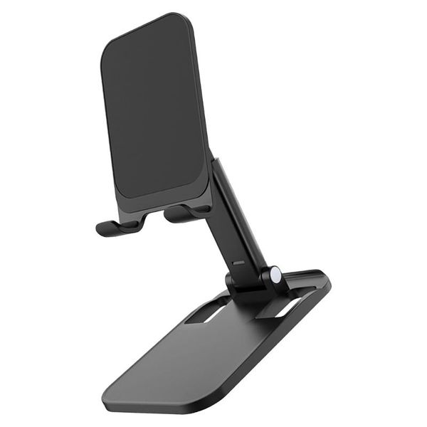 

cell phone mounts & holders 1pc stand holder adjustable foldable rack cradle (black)
