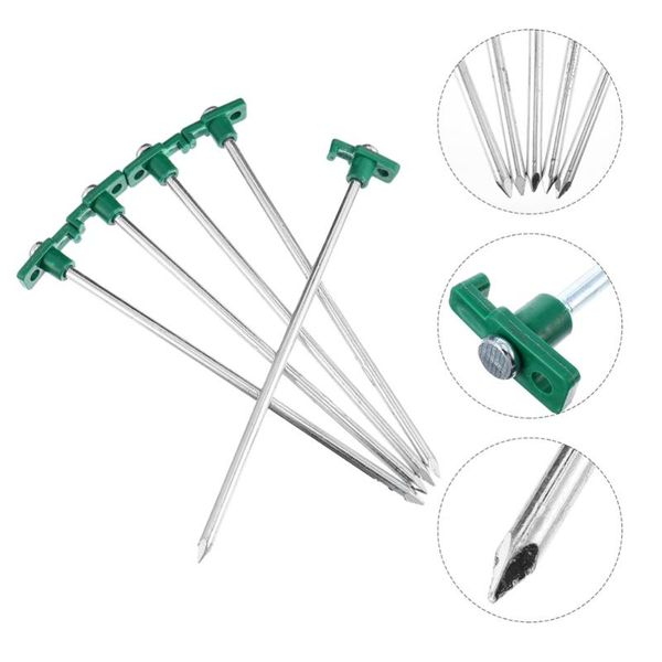 

shade 10 pcs tent stake stainless steel heavy duty pegs camping nail