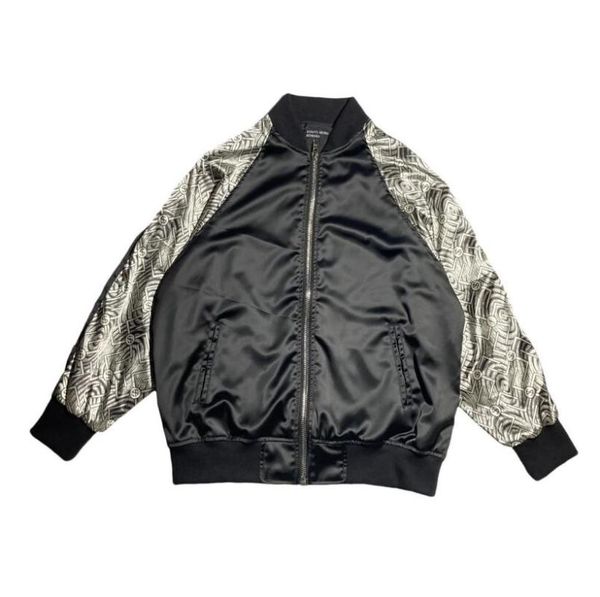 

men's jackets 20fw hip-hop erd cardigan baseball jacket men women british style dollar printing coat, Black;brown