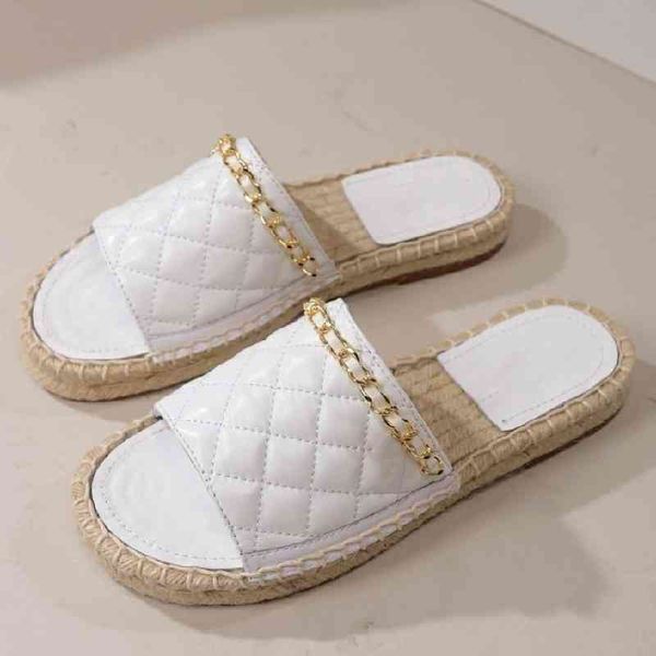 

70% off wholesale sandals flip-flops chain slippers fashion new women's flip flops fur shoes comfortable flat women zapatos de mujer, Black