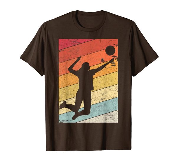 

volleyball shirt. retro style t-shirt, White;black