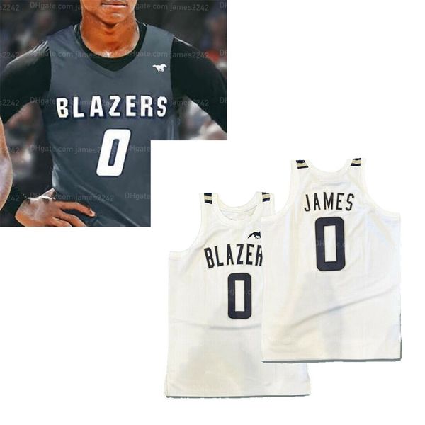 

ncaa custom sierra canyon 0 bronny james high school basketball jersey 15 terren frank 2 zaire wade ziaire williams bailey brandon boston jr, Black;red