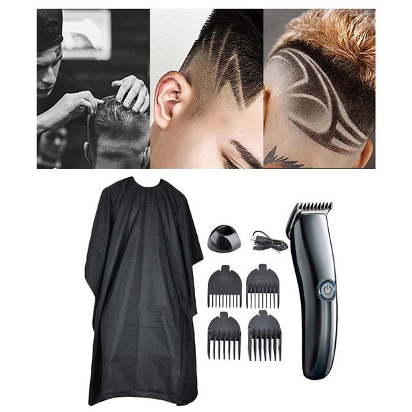 

hair scissors electric usb rechargeable clipper with for cutting home salon kids