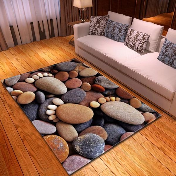 

carpets nordic for living room 3d flannel printing pattern bedroom carpet kids rug non-slip decorative bedside mat