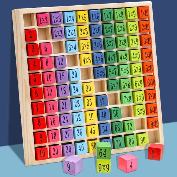 

block lego toys multiplication formula board children's early education hundred digital cognition primary school table double-sided