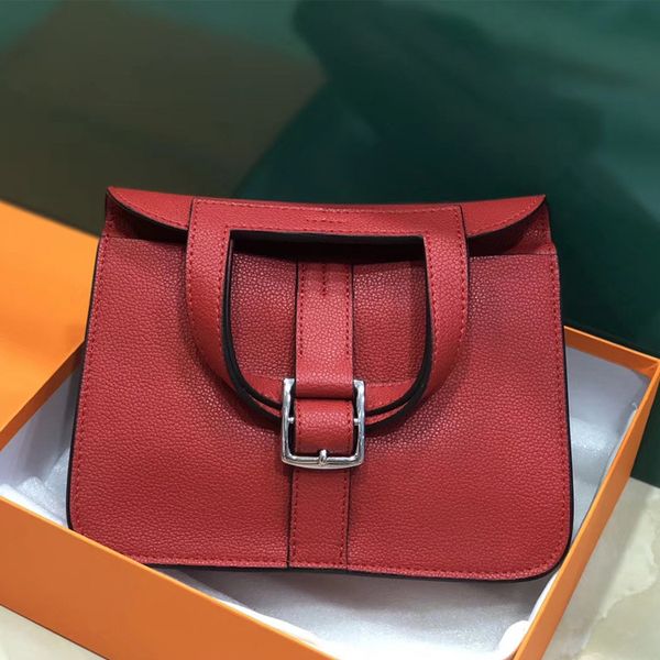 

design hand new 2021 women's leather horseshoe bag fashion simple briefcase 59t7