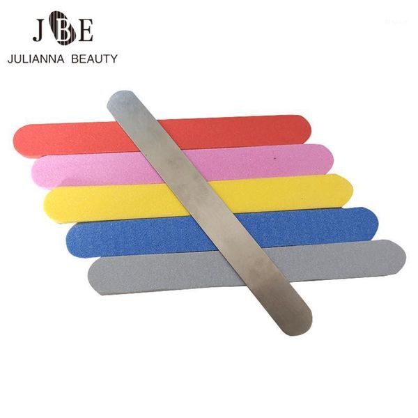 

20pcs/lot professional nail files replaceable 100#180# art sanding buffing manicure tools set buffer removal sponge emery1