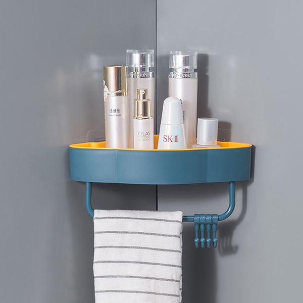 

multifunctional bathroom corner shelf adhesive storage rack holder shampoo shower