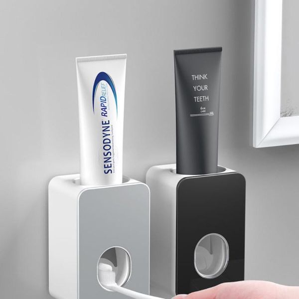 

wall-mount automatic toothpaste dispenser bathroom accessories squeezer toothbrush tube press holder holders