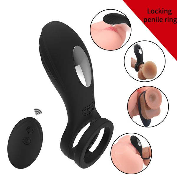 

vibrate lock ring male penile anti - shooting appeal of couples to reduce turtle sensitivity lasting