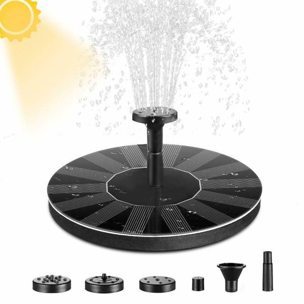 

solar powered floating bird bath water panel outdoor fountains pump garden pond decorations