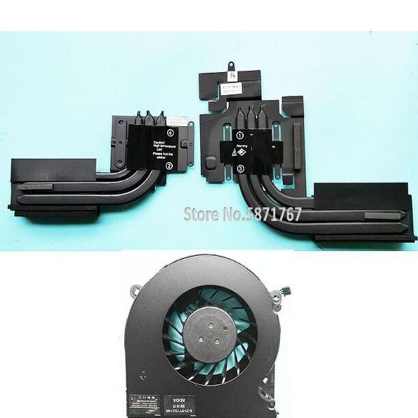 

lapfor clevo p775 p775tm p775dm2 gx8 gpu cpu cooling fan heatsink fans & coolings