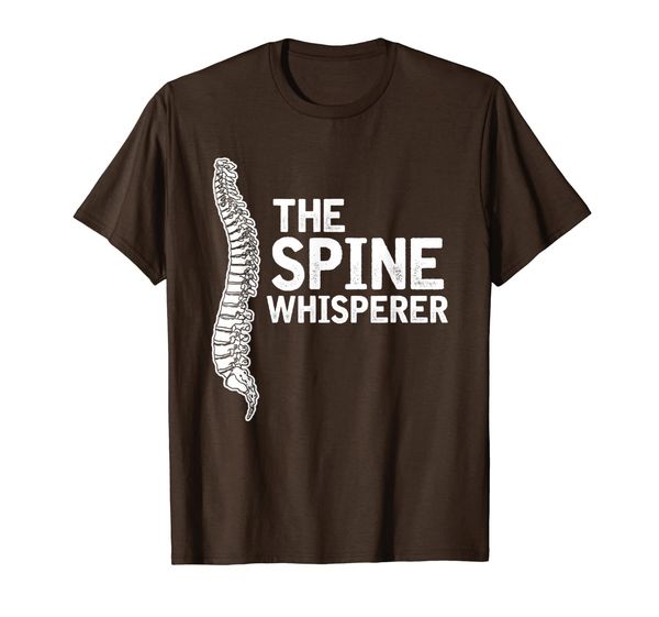 

spine whisperer shirt gift for a chiropractor tee, White;black
