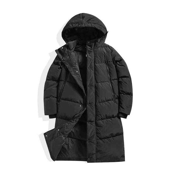 

men's down & parkas winter men long windbreaker down fashion brand jacket heated puff coats 50kq# bxmp, Black