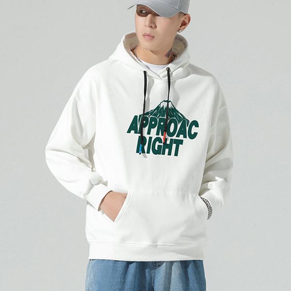 

godlikeu loose hoodie japanese streetwear hip hop men clothing korean pullover harajuku sweatshirt, Black