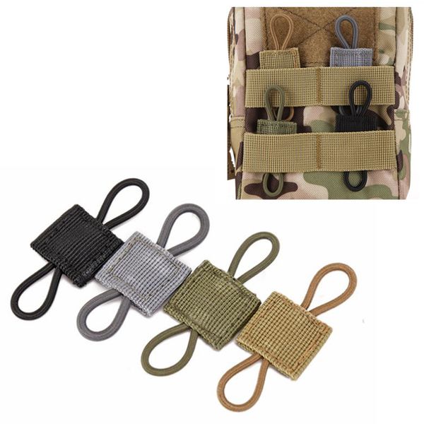 15 accessori per gilet tattico Ar sistema Molle adattatore per imbracatura elastica fibbia PTT cinturino fisso per caccia campeggio Airsoft